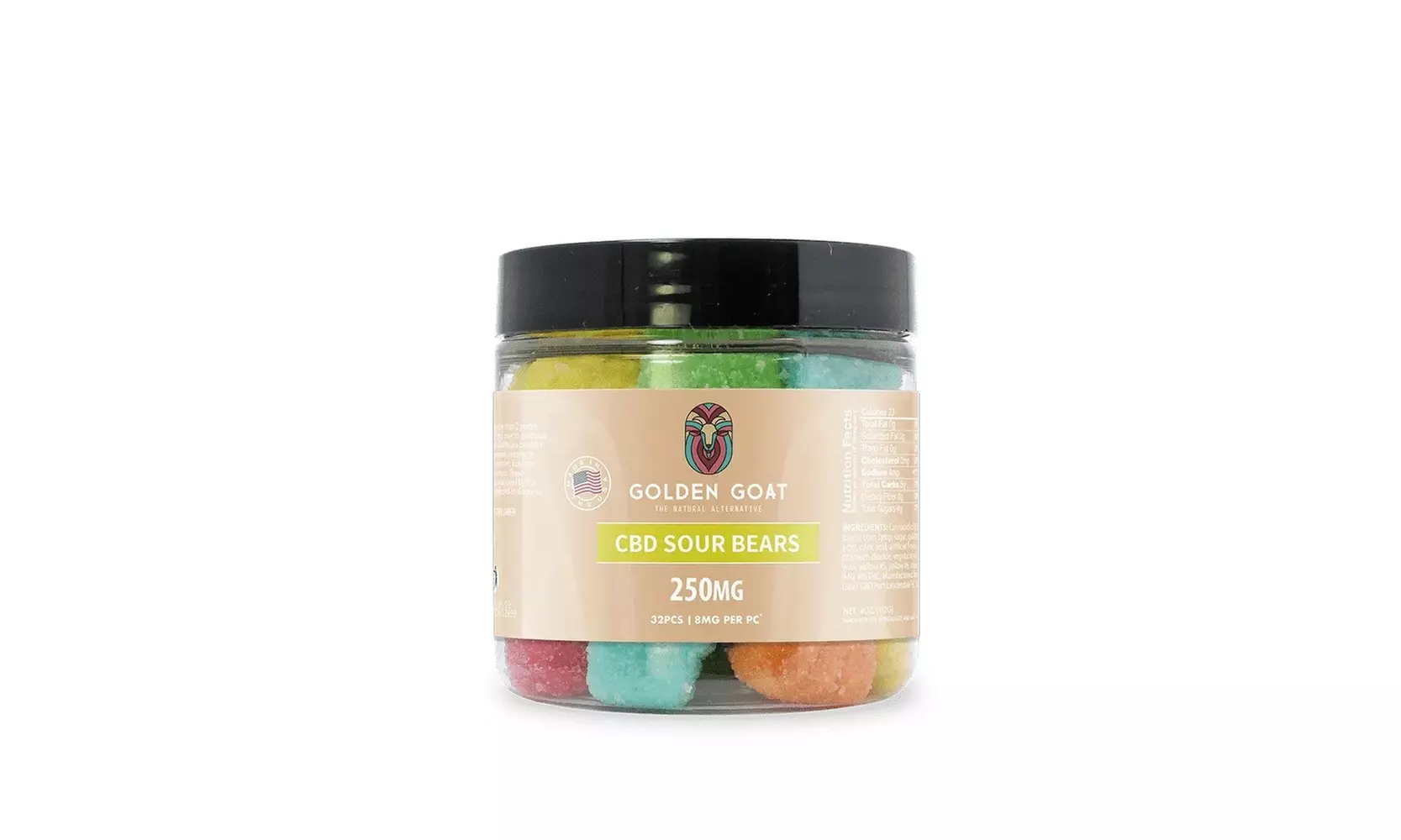 CBD Popular Picks - Assorted Gummy Bears from Golden Goat