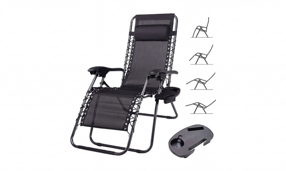 Sedia poltrona pieghevole da giardino, disponibile in 4 colori