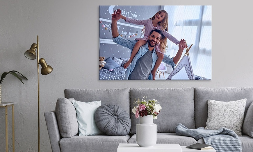 Image 3: Personalised Large Canvas Print from Photo.Gifts
