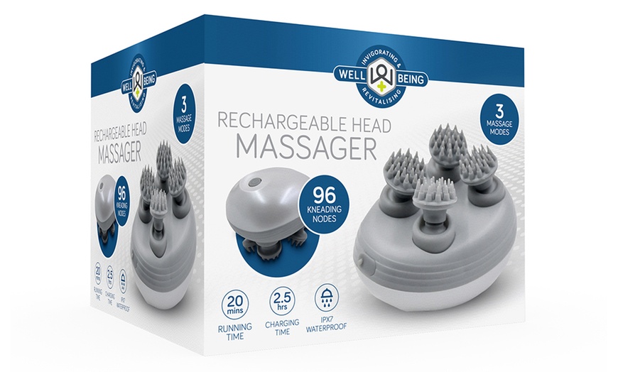 Image 4: Wellbeing Rechargeable Head Massager