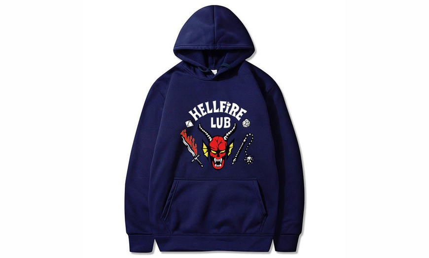 Image 10: Stranger Things Hellfire Club Hoodie