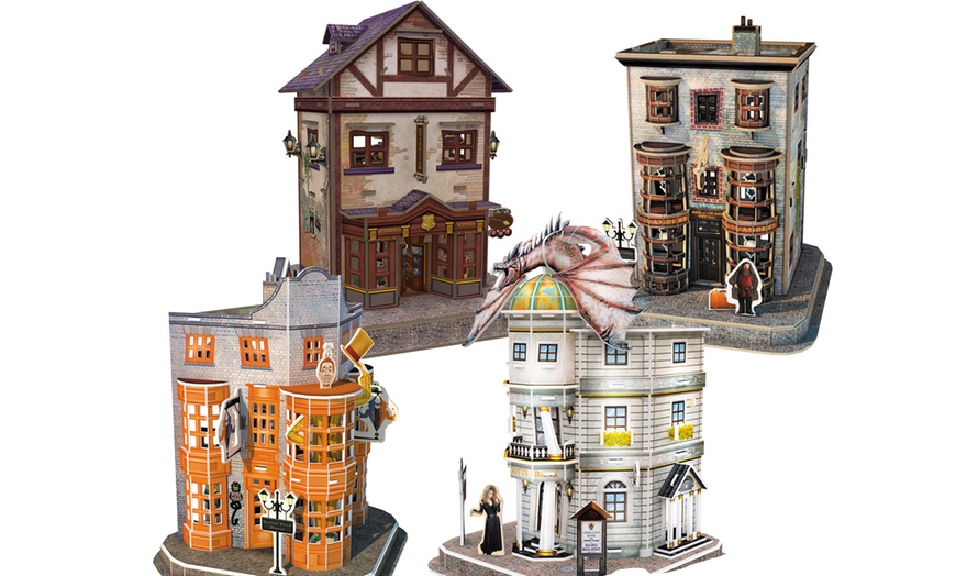 Image 5: Harry Potter 3D Puzzle Set - Diagon Alley or Hagrid's Hut