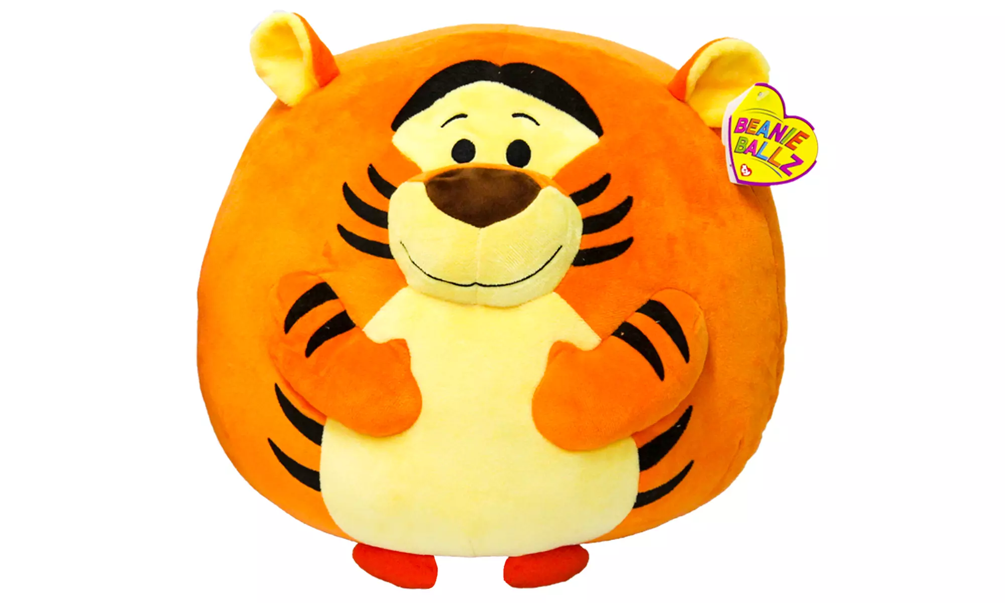 Ty Large Plush Winnie the Pooh or Tigger Beanie Ballz - Second Medium