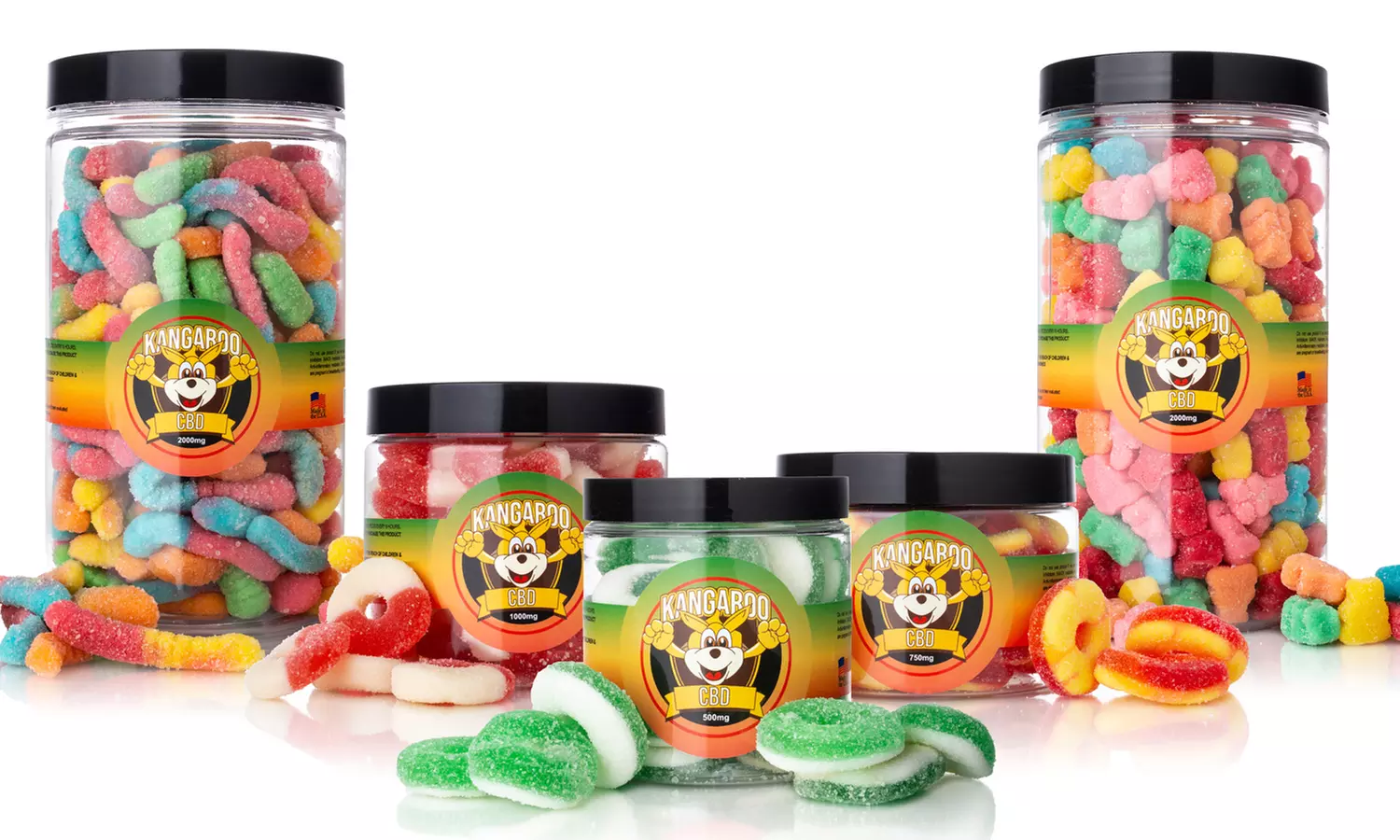 Organic CBD Gummies from CBD Kangaroo - Primary Image