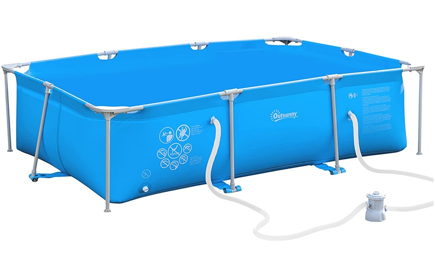 Image 6: Outsunny Ground Swimming Pool