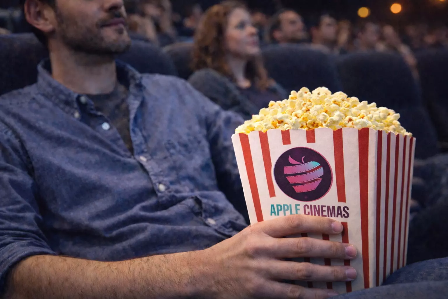 2 or 4 Movie Tickets w/ Popcorn at Apple Cinemas - San Francisco