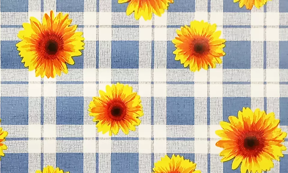 Nappe en toile cirée PVC résistante aux taches