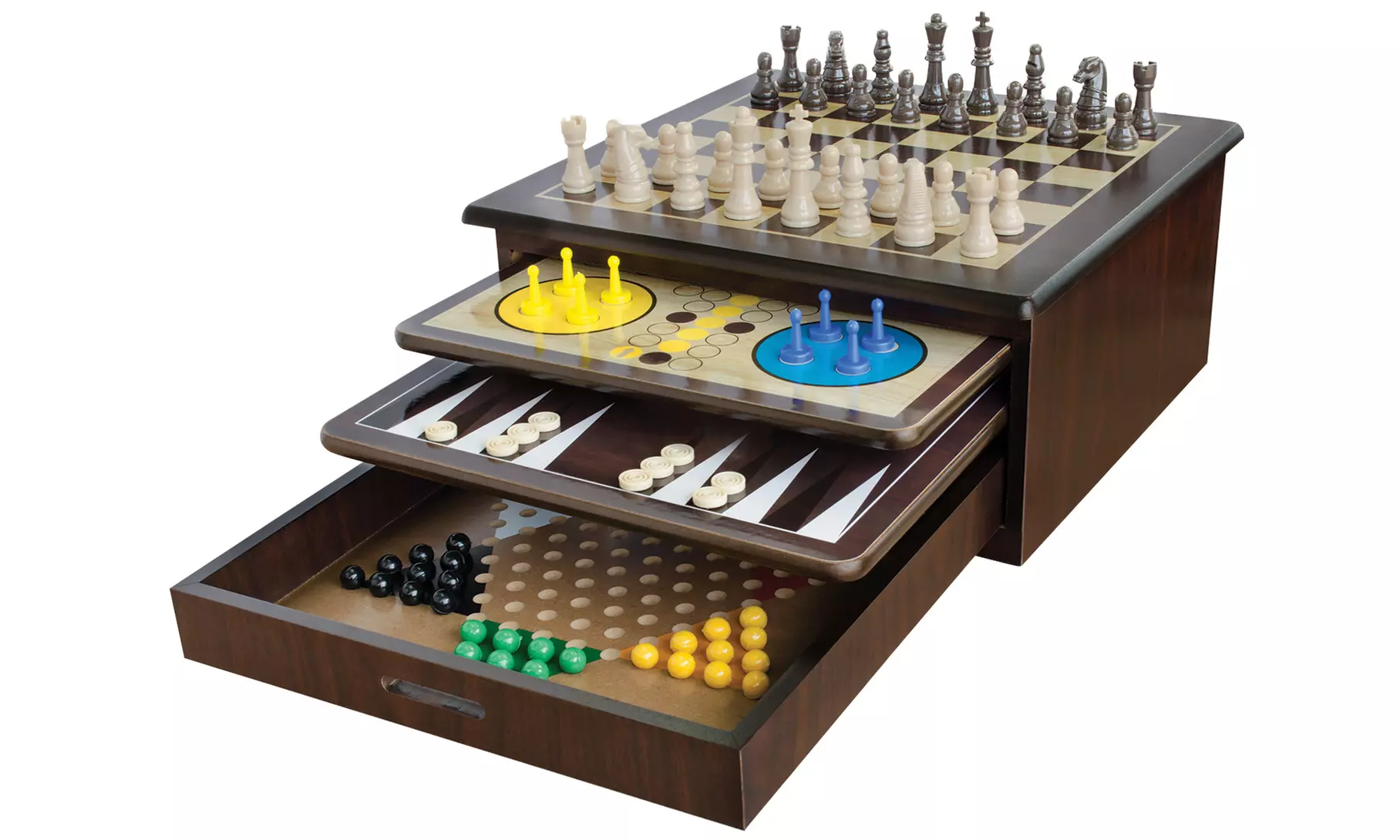 Craftsman Deluxe Spiel-Haus im Mahagoniholz-Design - Primary Image