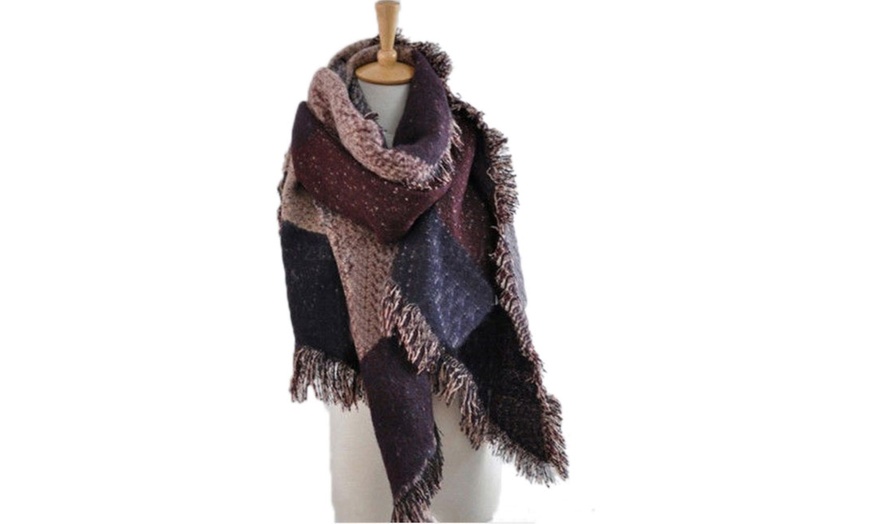 Image 3: Oversized Fashion Scarf