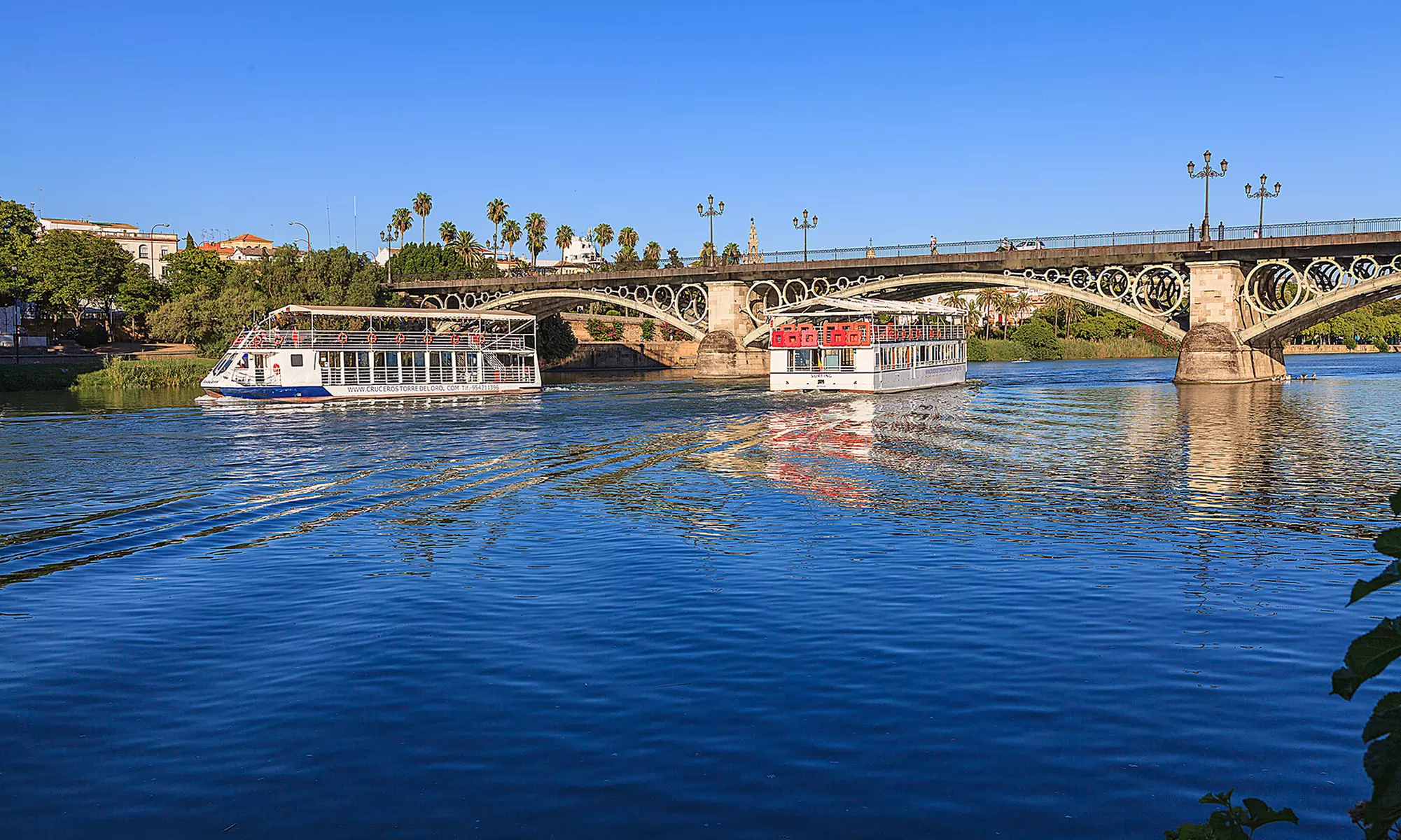 Paseo familiar por el Guadalquivir para 1 o 2 adultos y hasta 6 niños