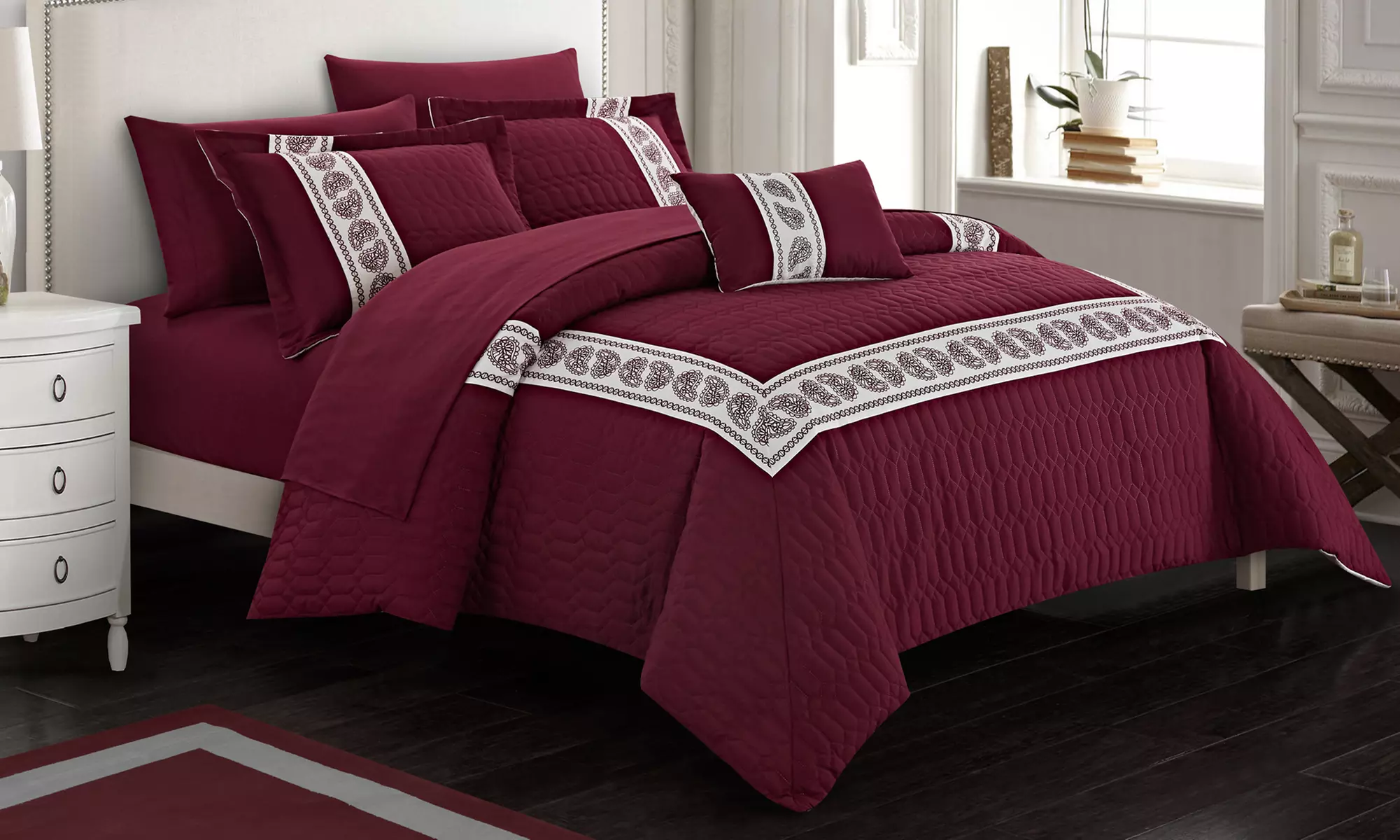 Hotel Collection Aiden Bed in a Bag Sets (6- or 8-Piece) - Primary Image