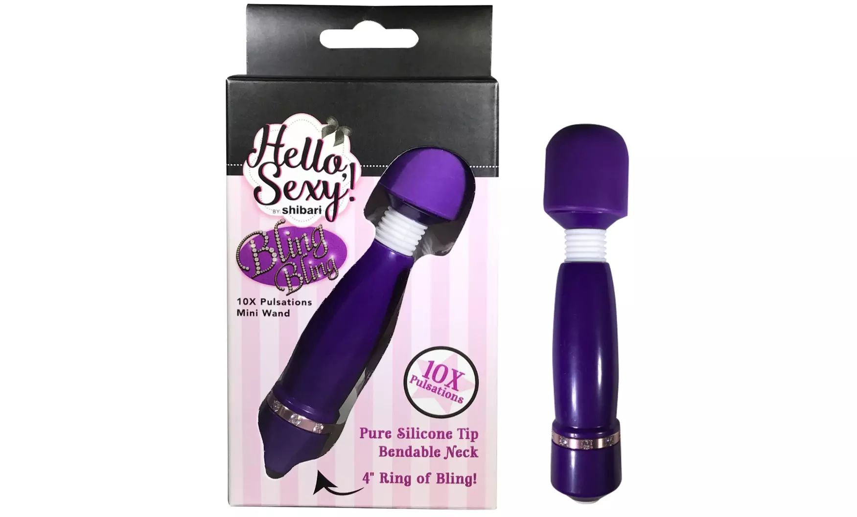Shibari Hello Sexy! Bling Bling Mini Wand - Second Medium