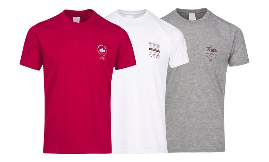 Image 4: Three-Pack of Men's T-Shirts