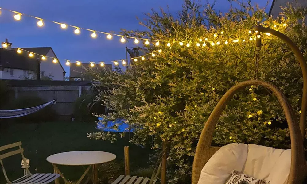 1 of 2 strengen led-verlichting met fairy globe-lampjes