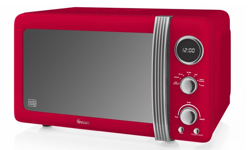 Image 14: Swan Retro Digital Microwave