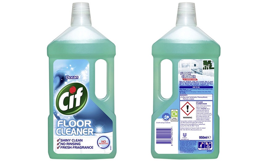 Image 3: Two-Pack of Cif Ocean Floor Cleaner 950ml