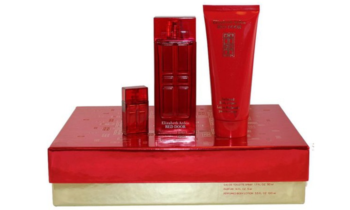 elizabeth arden red door perfume gift set