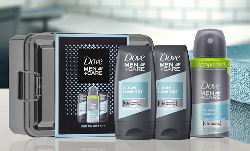 Image 2: Dove Men+Care Tin Gift Set