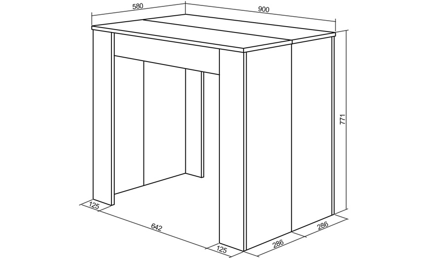 Image 36: New Table console extensible, Accueille jusqu'à 6 et 14 personnes En différentes couleurs