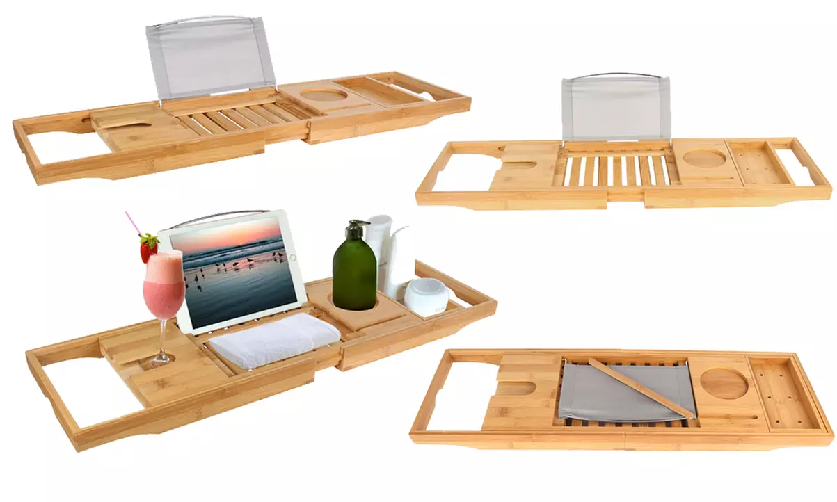 iMounTEK Bamboo Bathtub Tray - Primary Image
