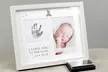 Cadre photo souvenir pour bébé avec empreinte 3D Bambino - Second Medium