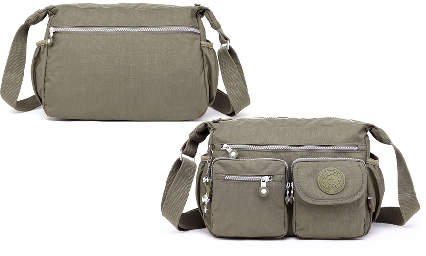 Image 15: Multi-Compartment Crossbody Bag