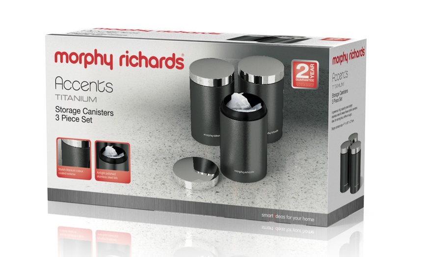 Image 15: Morphy Richards Set of Canisters