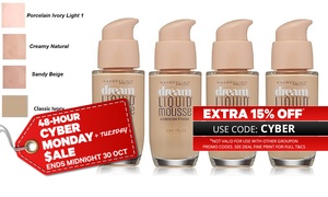 4x Maybelline Liquid Foundations 