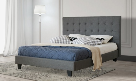 Up To 72% Off Amelia Bed Frame with USB | Groupon