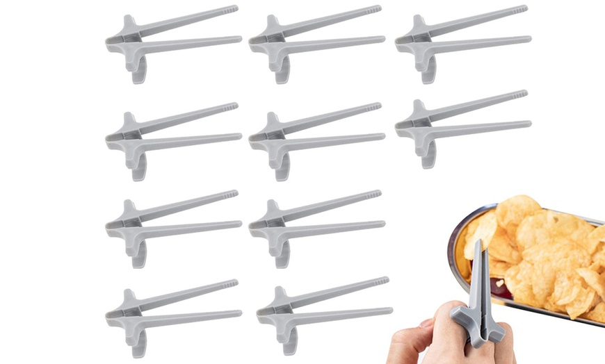 Image 3: 10-Piece Finger Chopsticks Snack Chopsticks for Gamers