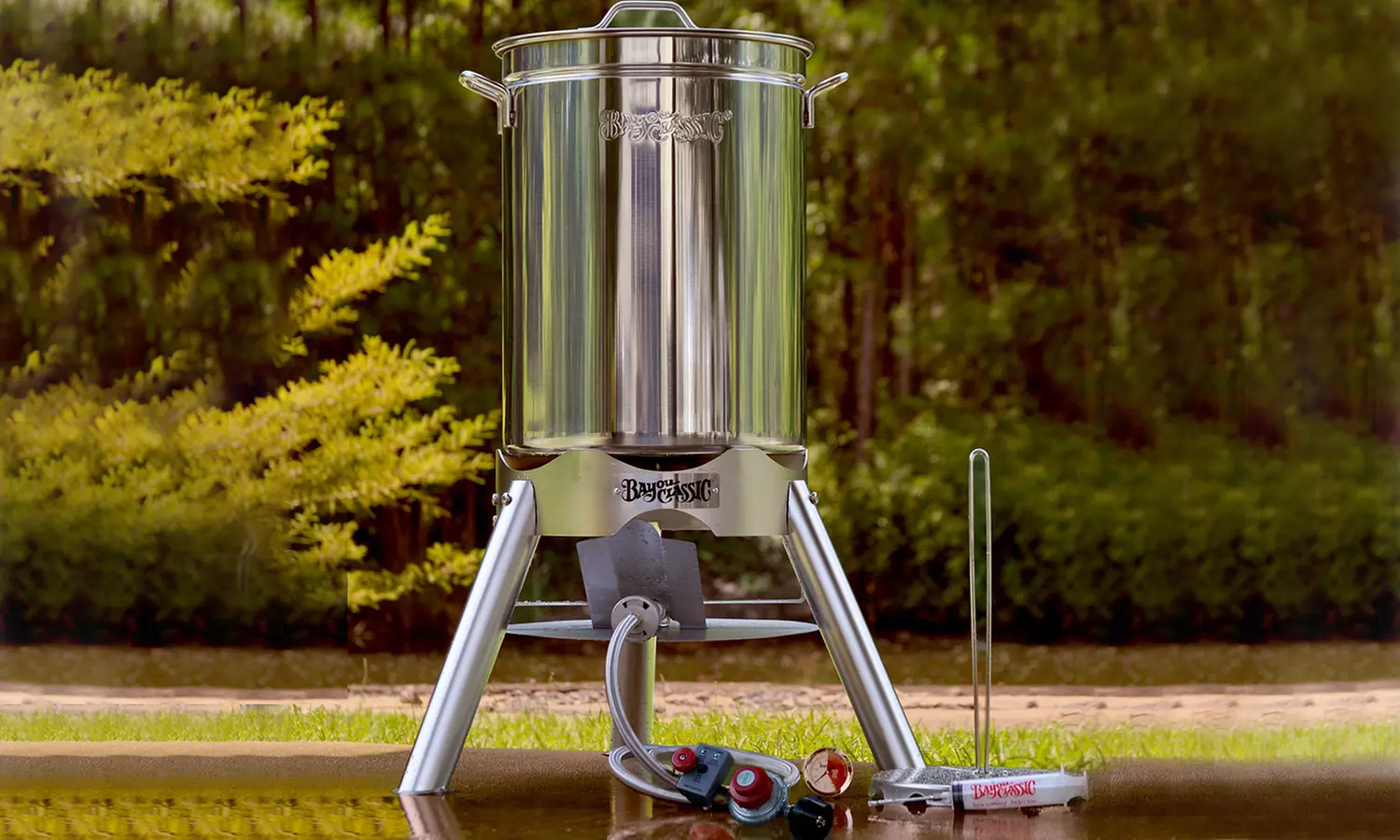 Bayou Classic 44-Qt Stainless Grand Gobbler Turkey Fryer Kit - Primary Image