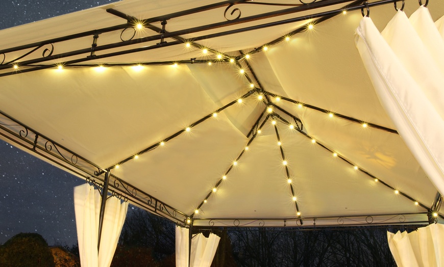 Image 6: LED 3m x 4m Gazebo Minzo