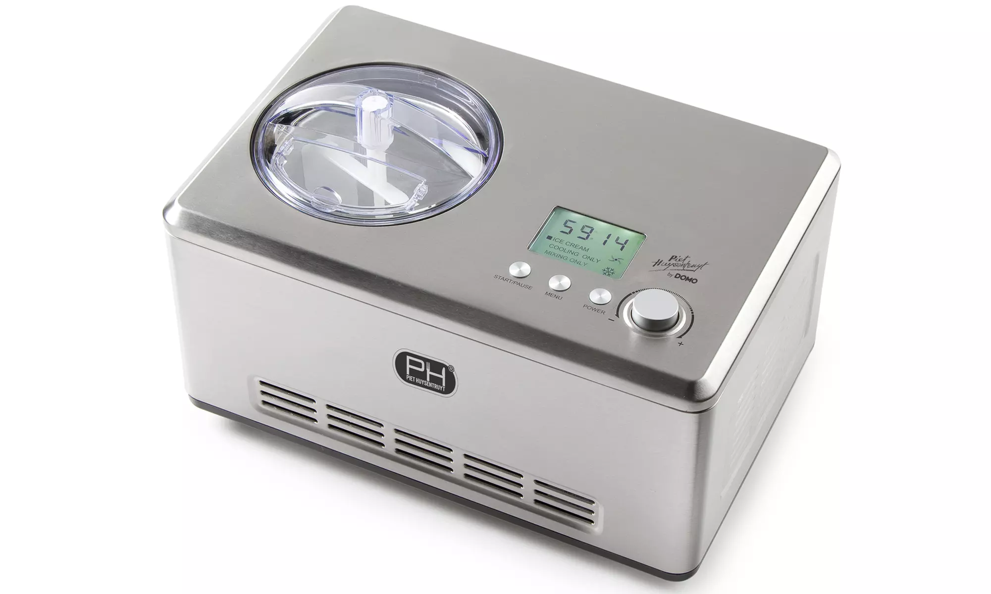 Sorbetière turbine à glace avec compresseur intégré 2 L de la marque Domo - Primary Image