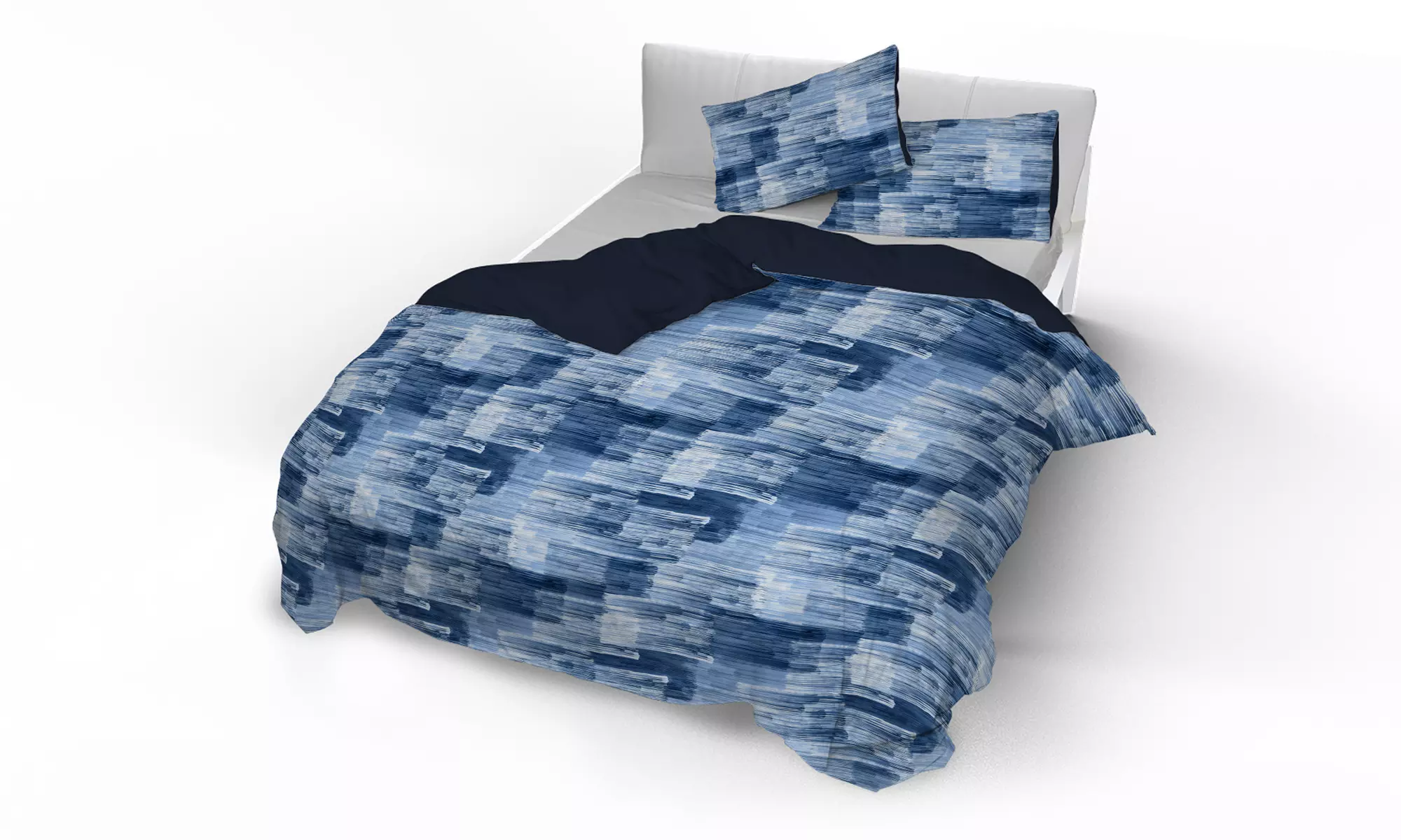 Ensemble de literie fantaisie, effet "peau de pêche"