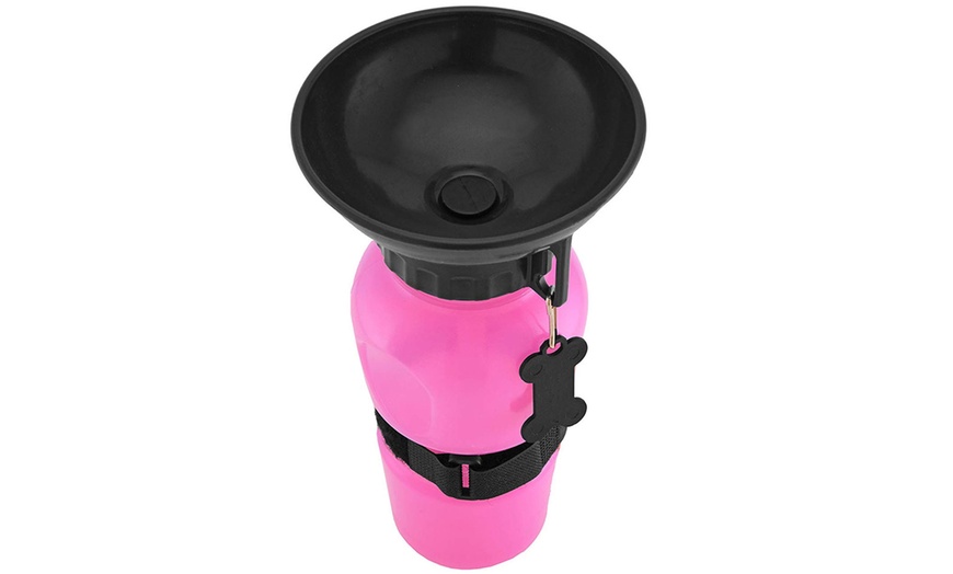 Image 8: 2-in-1 Pet Water Bottle and Bowl