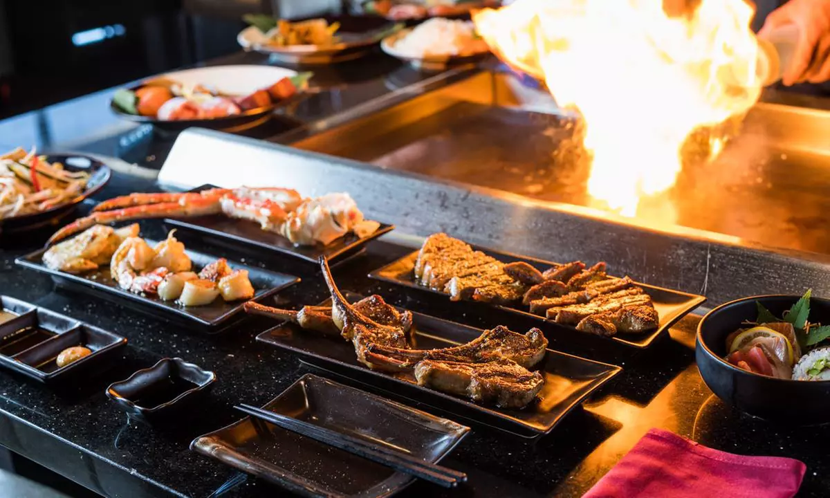$100 or $200 to Spend on Japanese Teppanyaki and Drinks