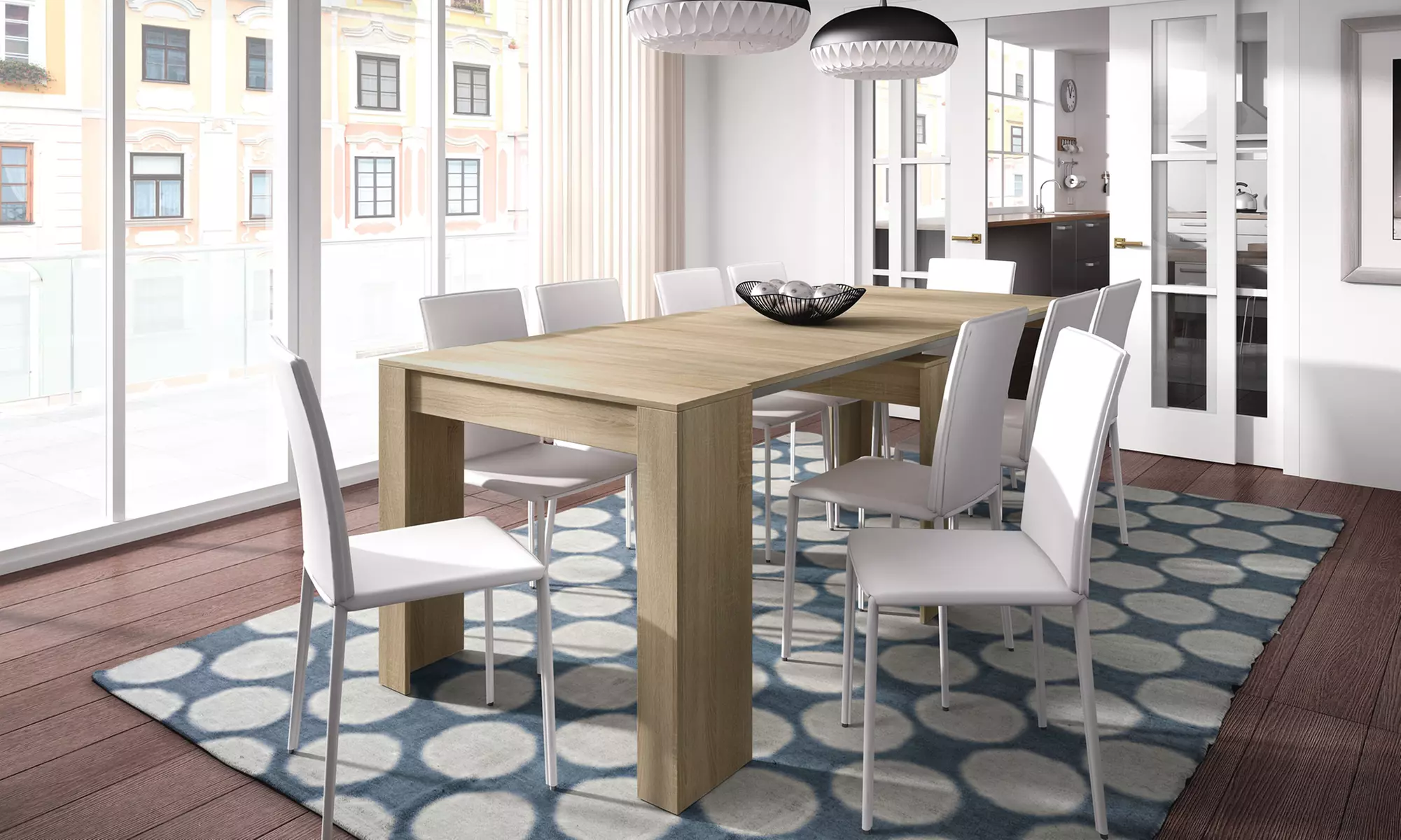 Ausziehbarer Konsolentisch „Prime"