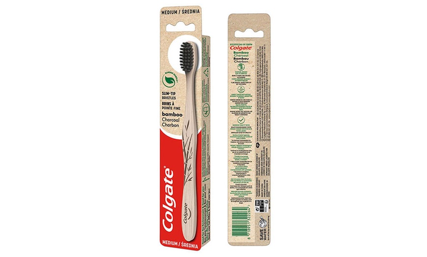 Image 2: Up to Six Colgate Bamboo Medium Toothbrushes