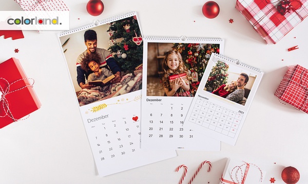 Personalisierter Foto Kalender Xl Oder A3 Mit Start Monat Nach Wahl Von Colorland Bis Zu Sparen