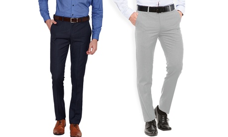 Pantaloni da uomo di fattura Sartoriale, disponibili in 2 colori e varie taglie