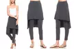 Women's High-Low Skirted Leggings. Plus Sizes Available. - Second Medium