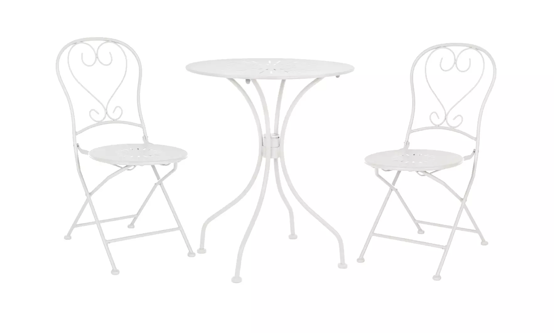 Set Deco da giardino Estosa con 2 sedie e 1 tavolino