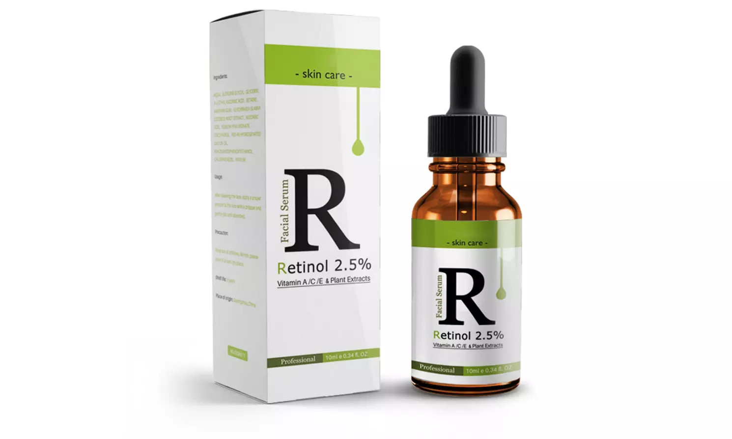 1, 2 o 3 cremas hidratantes faciales de aceite, vitamina E y retinol al 2,5% - Primary Image
