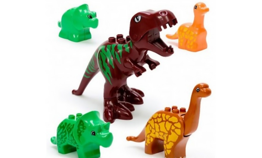 Image 3: Dinosaur Assembling Building Blocks