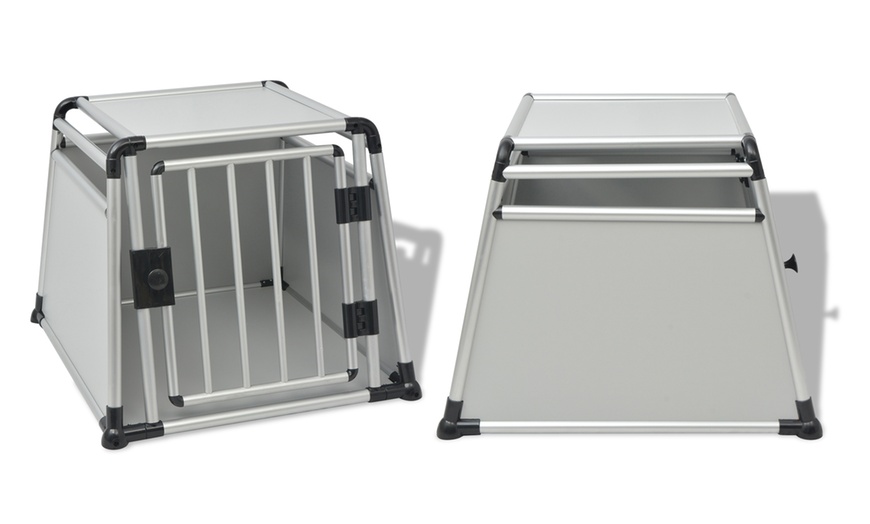 Image 2: Dog Aluminium Transport Box 