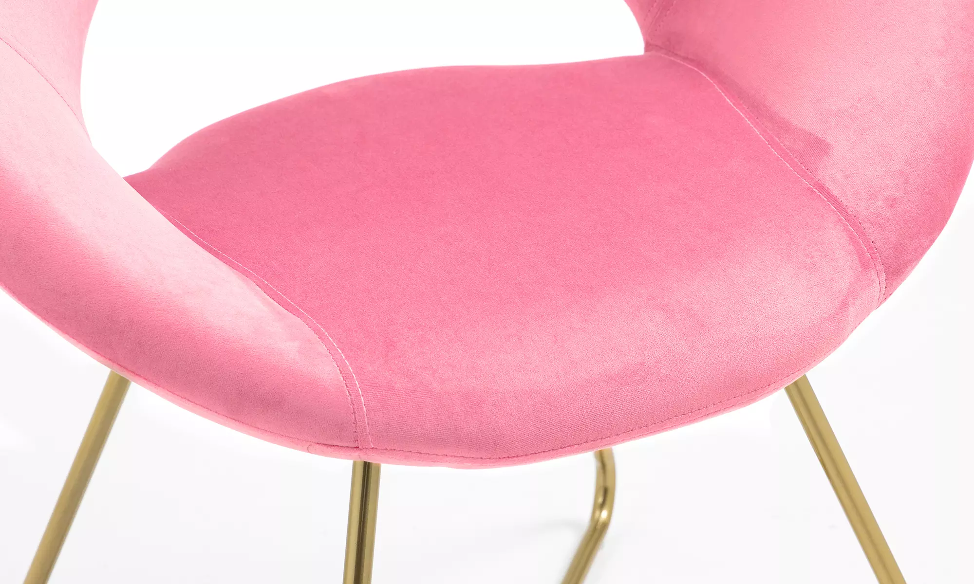 Poltrona tonda in velluto Grace