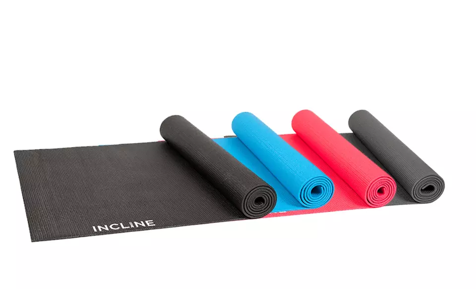 Incline Fit Antislip 1/4"-Thick Yoga Mat - Primary Image