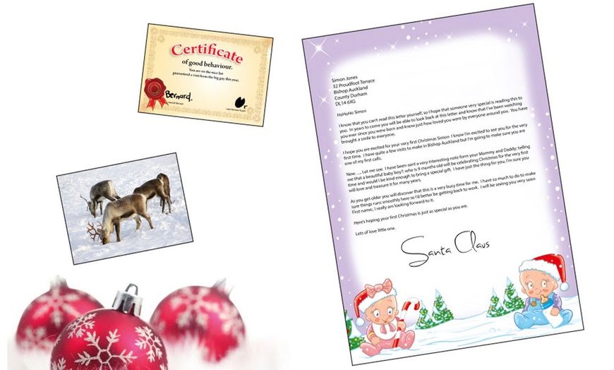 Image 1: Baby's First Santa Letter