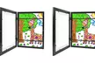 BabyLuv Kids Art Frame Front Opening Wooden Frame Artwork Display (2-Pack) - Second Medium