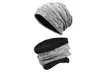 1x oder 2x Beanie oder Set mit Beanie & Schal mit Fleece-Innenseite in Farbe nach Wahl - Second Medium